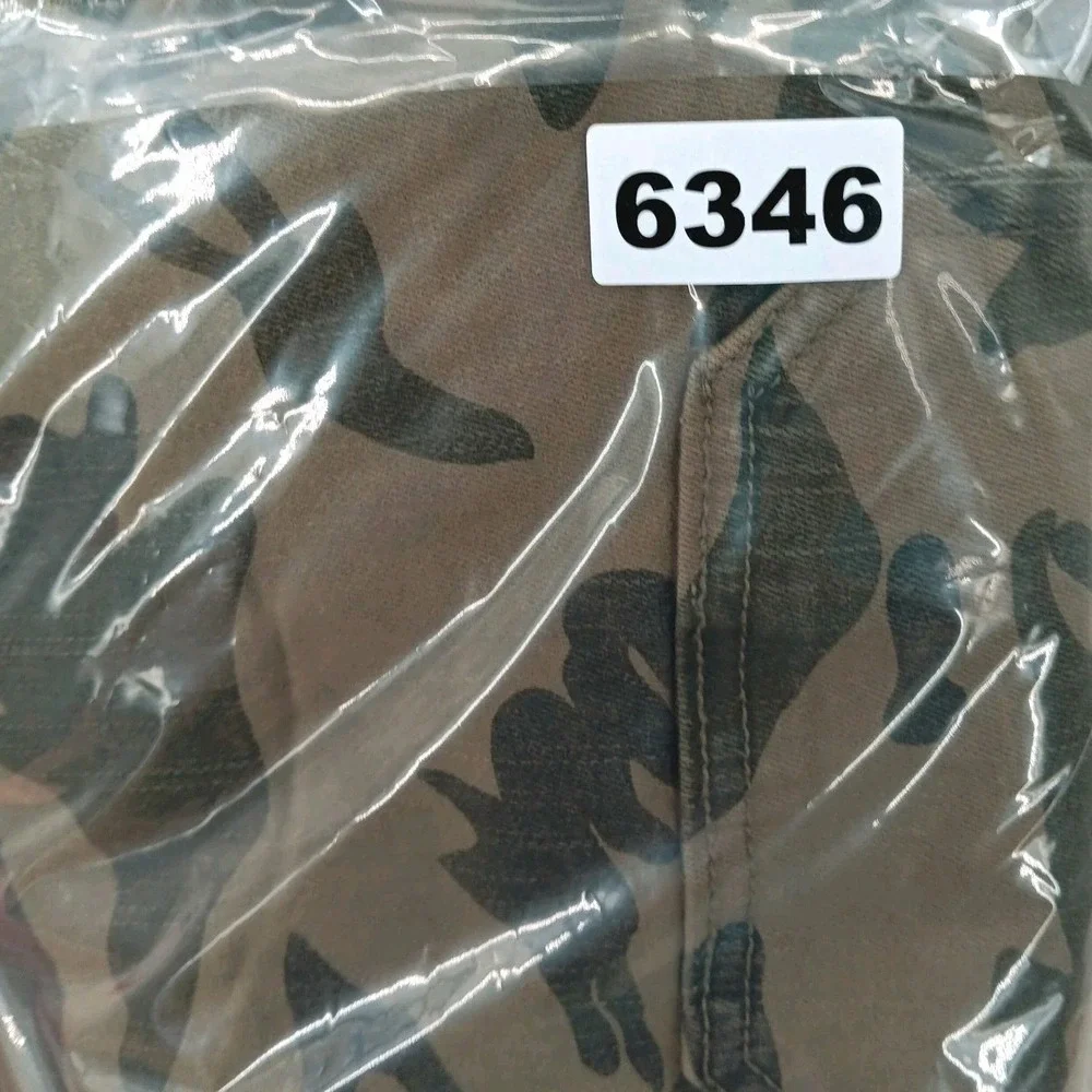 NEW Fashion Nova Shorts Womens 3X Inside Scoop Camo Cargo Cotton Stretch City 42